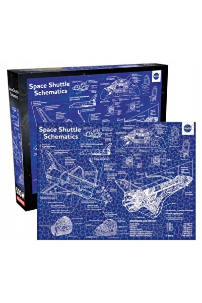 Aquarius Puzzle de 500 de piese. Planul de construcție al Navetei Spațiale NA...