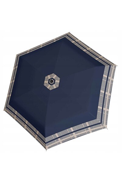 NO BRAND Umbrelă pliabilă manuală Doppler cu husă albastră