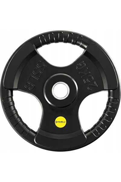 HMS Disc inelar olimpic profesional, din fontă cauciucată, 2,5 kg, solid