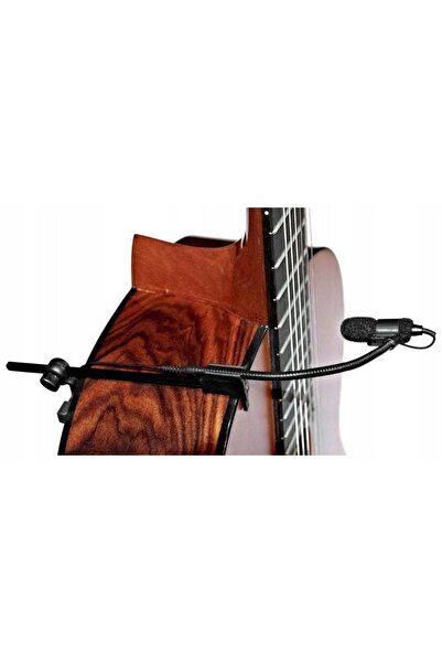 NO BRAND Suport pentru microfon pentru orice chitară, ukulele, chitară Ovid C...