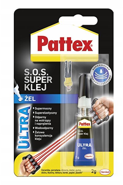 Pattex 10x ADEZIV PUTERNIC FLASH GLUE S.O.S. GEL ULTRA IMPERMEABIL 2g
