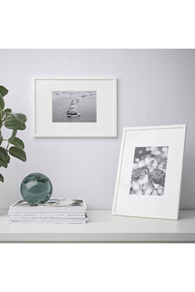 NO BRAND IKEA LOMVIKEN ramă albă 21x30 cm format A4 2 bucăți