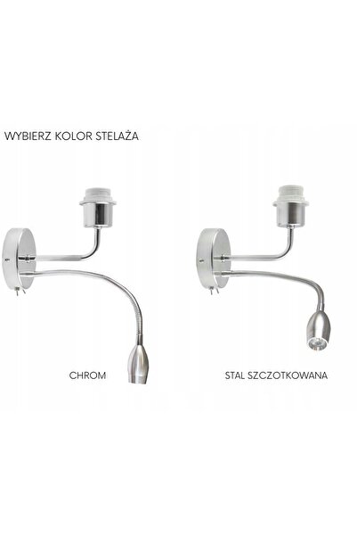 NO BRAND Aplică de perete cu LED E27, gri, abajur modern, pentru citit