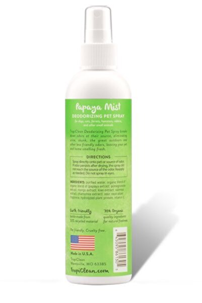NO BRAND Tropiclean Papaya Mist Spray Deodorant pentru Animale de Companie pe...