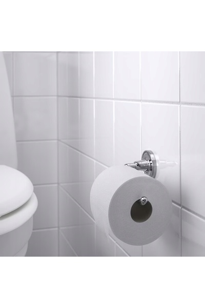 NO BRAND IKEA BROFJÄRDEN Suport pentru hârtie igienică, aspect cromat