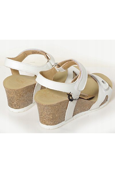 NO BRAND 3788ok2. Sandale pentru femei cu curea, albe, Blanco B1