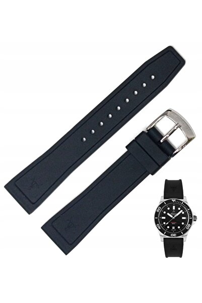 JORDAN KERR CUREA DE CEAS ORIGINALĂ DIN SILICON NEGRU ATLANTIC MARINER 21 mm ...
