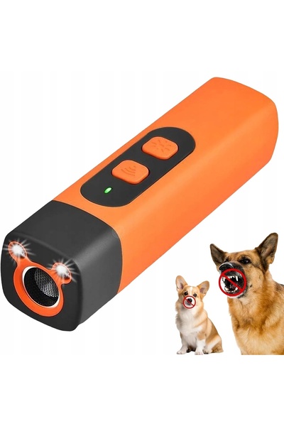 NO BRAND DEPERMAȚOR ULTRASONIC PENTRU CÂINI, ANTI-LĂTRAT, PENTRU DRESAJ, CU L...