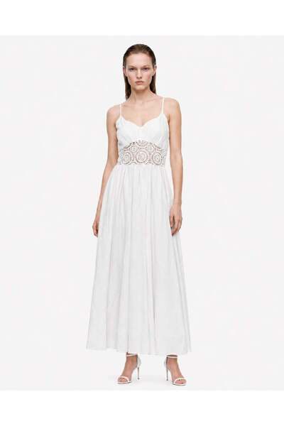 HAKKE Waist Back Lace Detail Dress