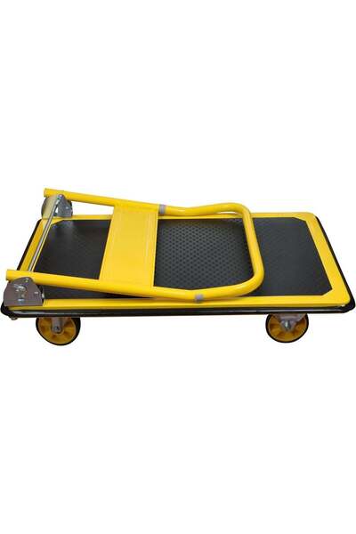 DubaiGallery Commercial Heavy-Duty Material Handling Platform Cart – Yellow