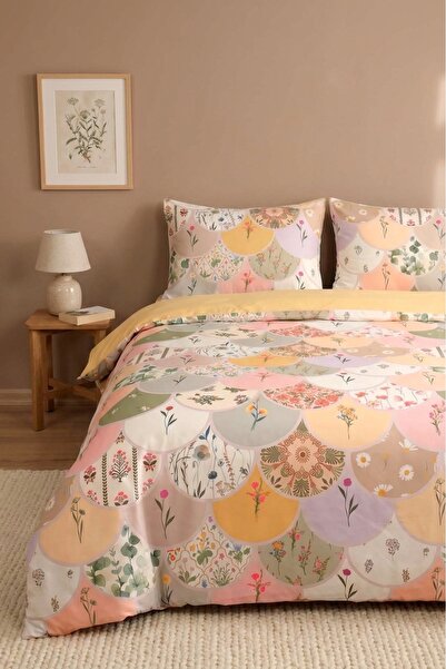 Rivaİstanbul Alora Double Summer Duvet Cover Set Cotton