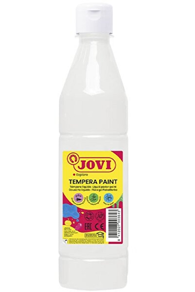 Jovi Vopsea tempera lichida, flacon 500 ml, alb,
