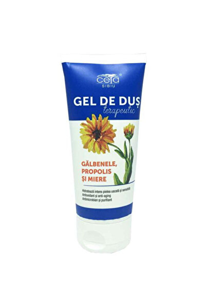 Ceta Sibiu Gel de Dus Terapeutic cu Galbenele, Propolis si Miere - Ceta Sibiu...