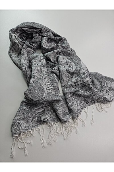 tomrisboutique Paisley Patterned Double-Sided Jacquard Shawl 70 X 200 cm – So...