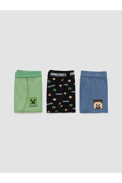 LC Waikiki Vizyon New Season Black Boys' Licensed 3-Piece Boxer Set