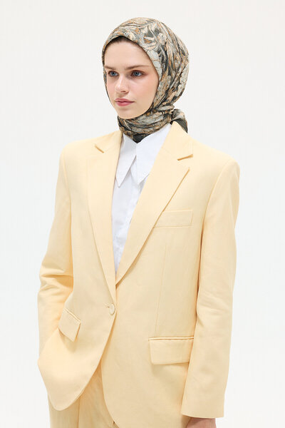 cs camellia scarf Κασκόλ Verona Kraş - Χακί