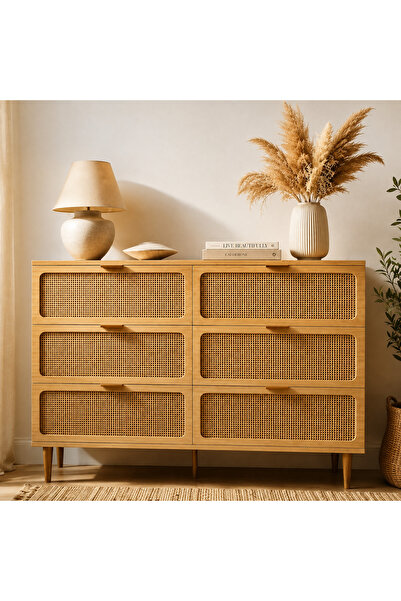 Genel Markalar Konsol %100 MDF hasır ahşap
