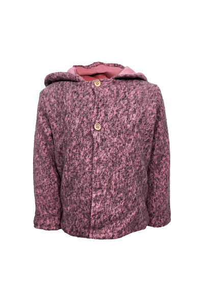 OEM CODE Jachetă de iarnă din fleece pentru bebeluși, Roz Melanj, 86cm, 12/18...