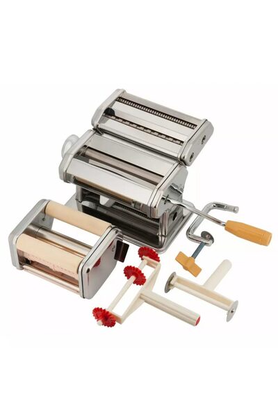 King Device, manual machine for making and cutting homemade pasta and noodles...