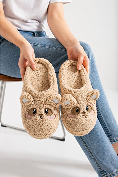 STOCON Soft Bunny Cute Rabbit Women's Winter House Slippers Non-Slip Sole Dow...