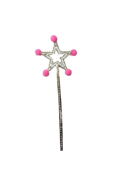 pınaxar Pink Pompom Star Fairy Wand 1 Τεμάχιο