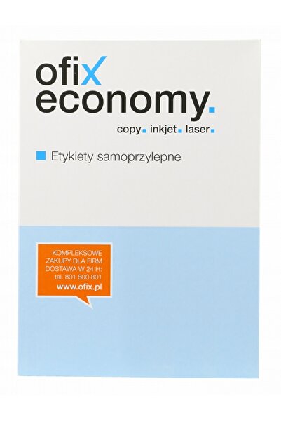 NO BRAND Etichete universale Ofix Economy 105-148mm 200 buc.