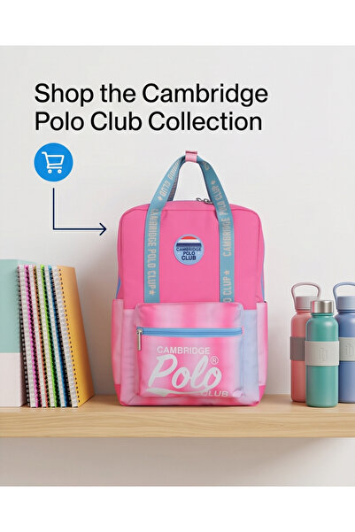 LCW STEPS Cambridge Polo Club Gray American Chic Multi-Compartment Girls' Pri...