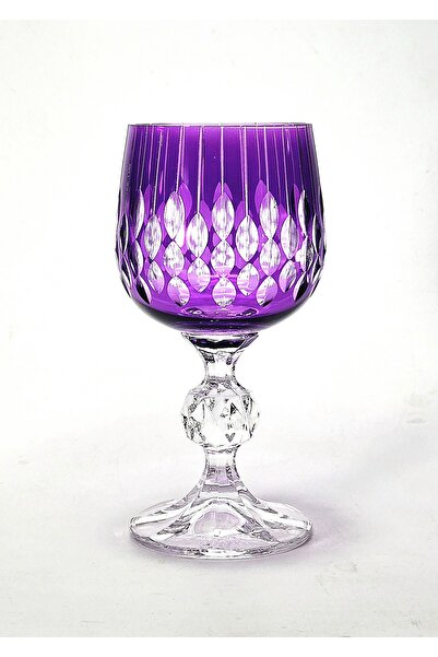 Kristal Market Bohemia Crystal Handmade Drop Coffee Side Glass 150Cc
