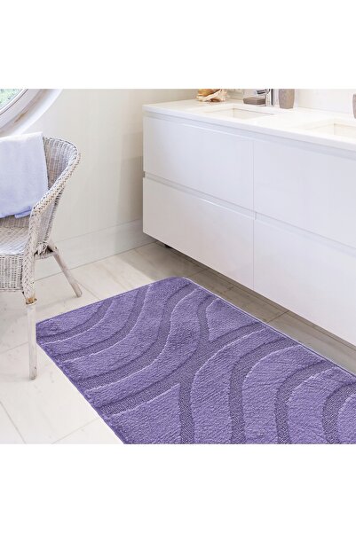 NO BRAND Covoraș de baie decupat Symphony D.Lilac Set 50 cm x 80 cm și 4 "