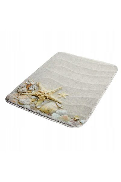 NO BRAND Bisk Covor din spumă cu model scoici 50 X 70 cm Multi 0598