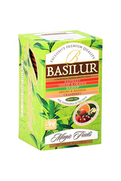 Basilur Ceai verde ceylon Magic Fruits asortat 5sort 25dz
