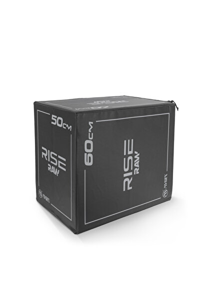 Amila Πλειομετρικό Κουτί Plyo Box Raw Rise 40x50x60 cm - Μαύρο