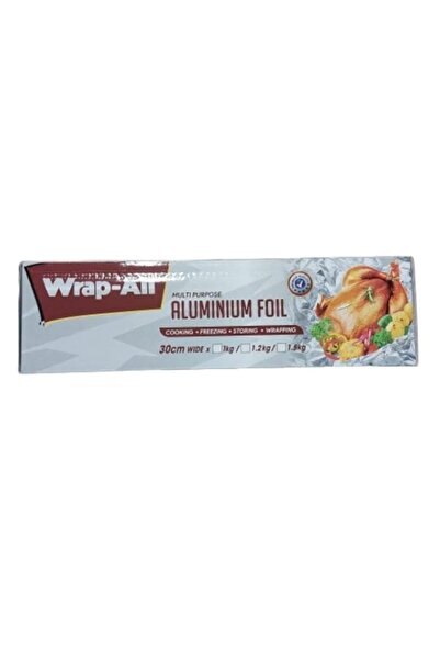 Generic Brand Aluminium Foil, 30cm Wide x 150m Roll, Multi-Purpose for Cookin...