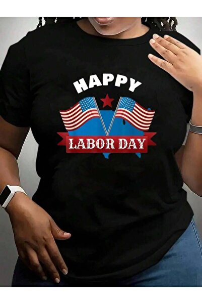 k222 Happy Labor Day Shirt Cruise Vacation Trip Black Graphic T Shirts Tee