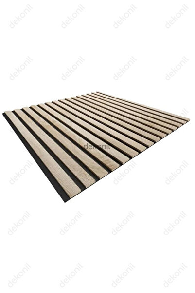 Dekonil Mdf Ahşap Keçeli Akustik Duvar Paneli 60x60 cm - Sonoma