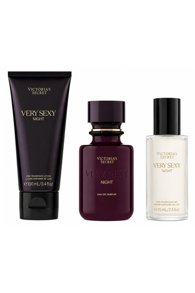 Victoria's Secret Σετ Δώρου, Very Sexy Night Eau de Parfum 50ml, Σπρέι Σώματο...