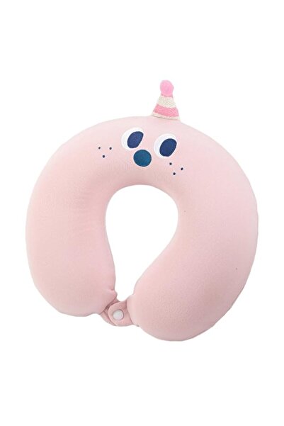 Generic Memory Foam Travel Neck Pillow, Cute Cartoon Pillows with Removable W...