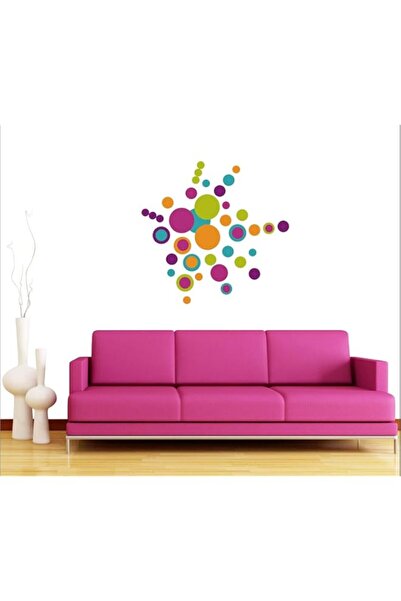 Generic Brand Colorful Circles Pattern, Wall Stickers Modern Kids Room Bedroo...