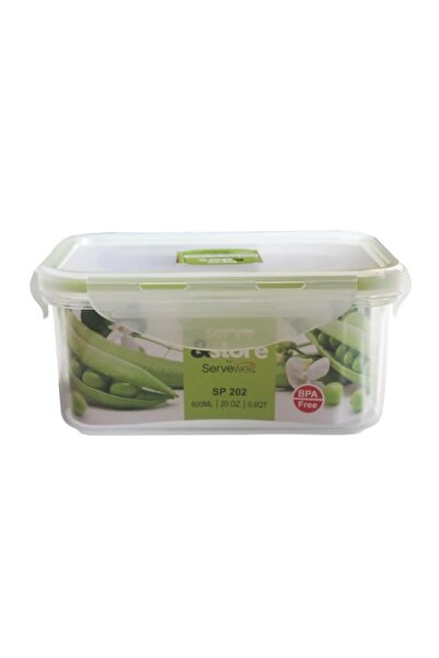 Generic SERVEWELL S&S RECT CONTAINER 600 ML (SP 202)
