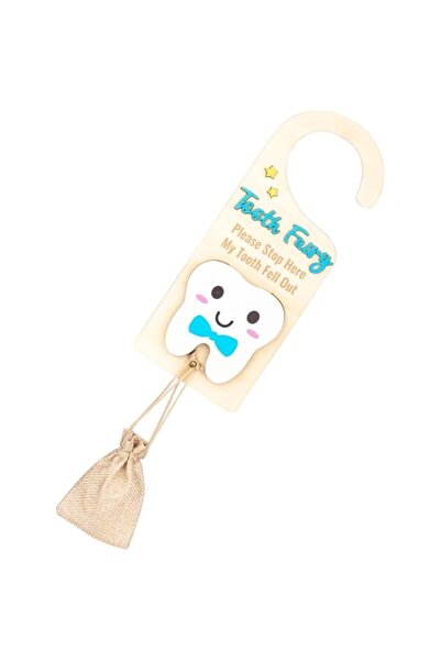 Generic Brand YelaJoy Wooden Tooth Fairy Door Hanger with Pocket, 25 cm, Kids...