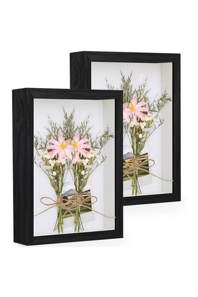 Generic Brand Set of 2 3D Picture Frames for Filling, A4 3D Picture Frame, De...