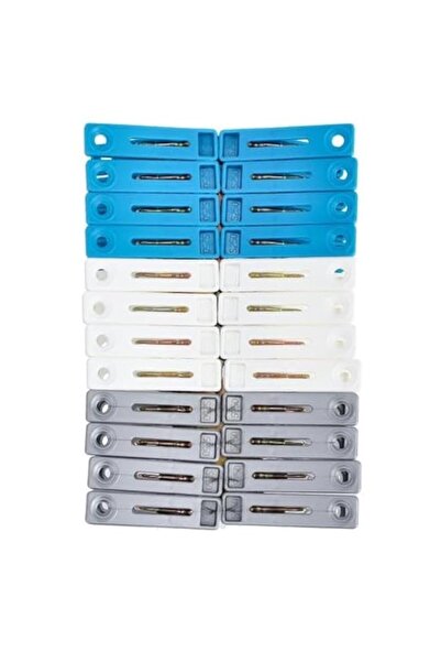 Generic Delcasa DC2024 Reusable Plastic Cloth Clip 24-Pieces