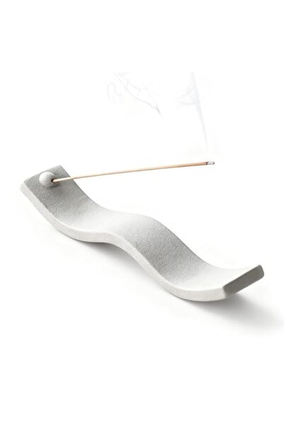 Generic Brand Incense Holder Stick, Ceramic Wave Incense Burner, Grey Incense...