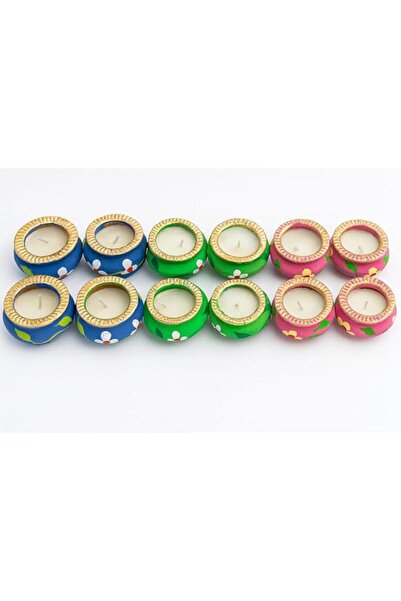 Generic Brand Aesthetic Matki Shaped Candle Diya Assorted | Tea Light Candle ...