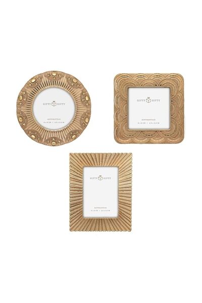Generic Brand Classic 1920s Mini Frame Set/Set of 3/2.5x2.5 & 2.5x3.5 in | fo...