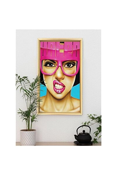 Generic Brand 'Hater' Digitally Printed Wall Poster with Photo Frame by Spoil...
