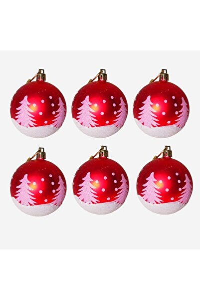 Generic Brand FAM 6pcs Christmas Balls Ornaments For Tree and Table Decoratio...