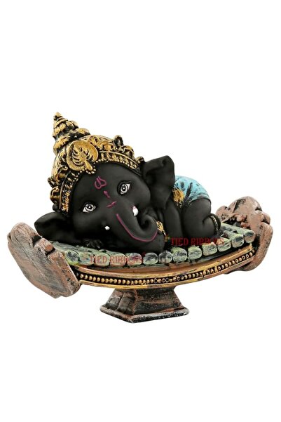 Generic TIED RIBBONS Ganesha Statue | Resin, 4.3 x 6.2 inch | Hindu Ganesh Go...
