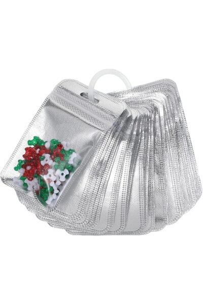 Generic 50Pcs Diamond Beads Storage Bags, Reusable Organizer Pouches for DIY ...