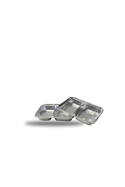 Generic Aluminum foil container 2 portion 8582 with LID – TWIN PACK 2 x 10 pc...